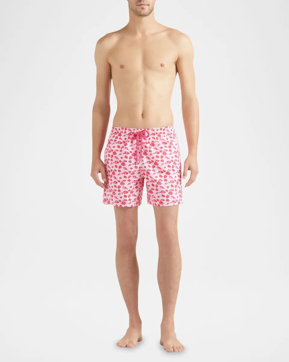Vilebrequin Men's Fish-Print Swim Shorts | Thumbnail 3 Vilebrequin Men's Fish-Print Swim Shorts | Thumbnail 3