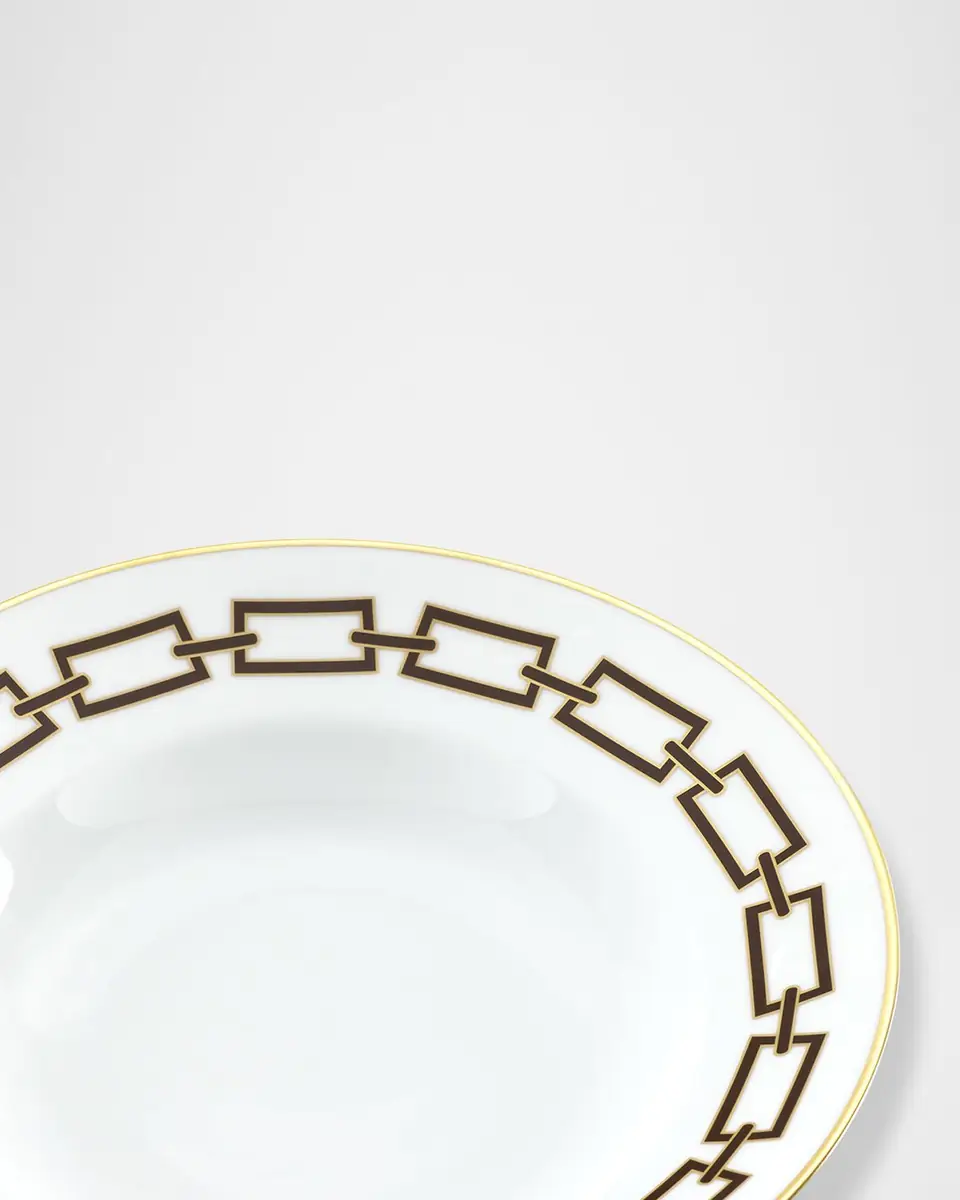 GINORI 1735 Catene Ebano Soup Plate | Thumbnail 3 GINORI 1735 Catene Ebano Soup Plate | Thumbnail 3