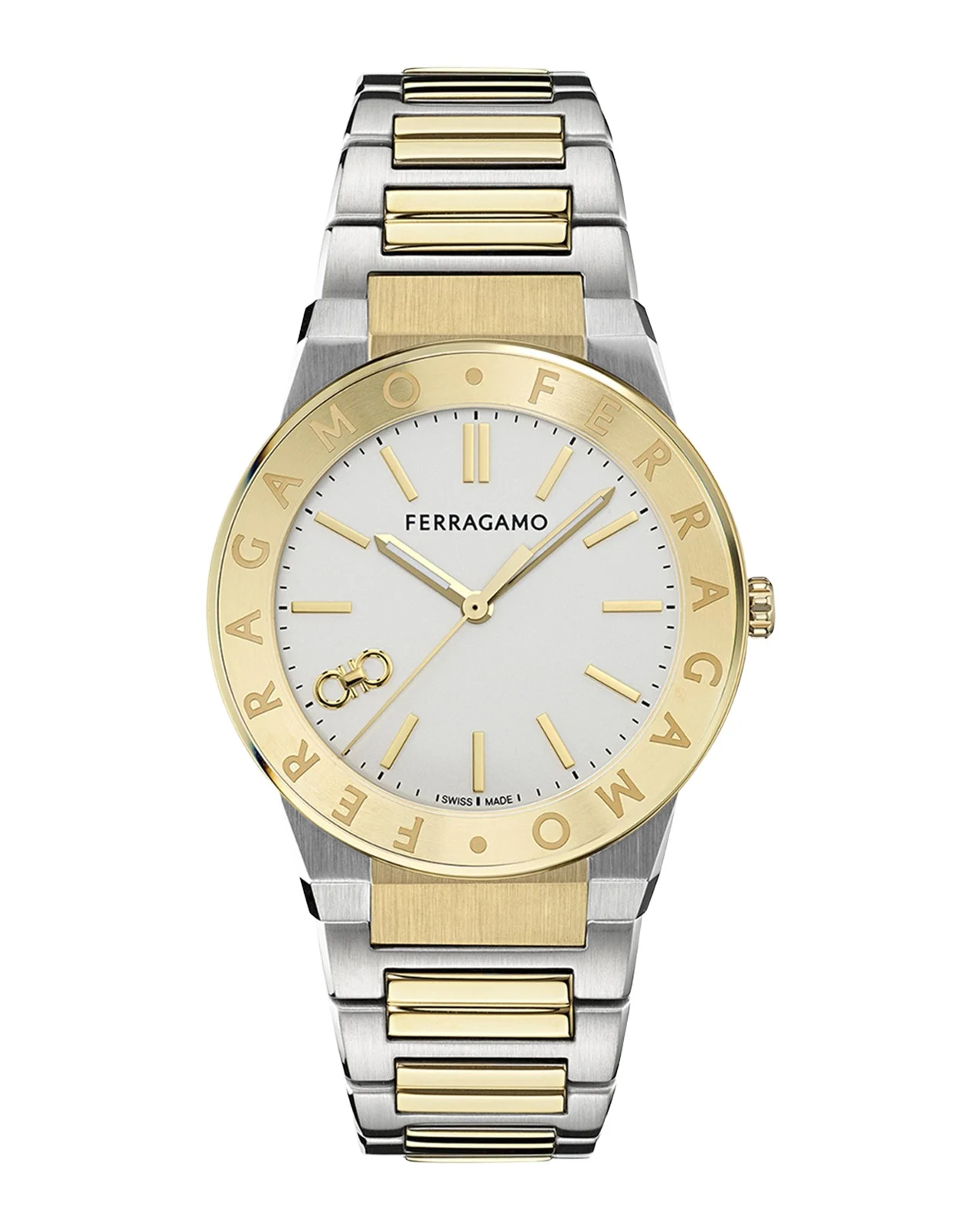 Sapphire Logo 41mm Two Tone Bracelet Watch