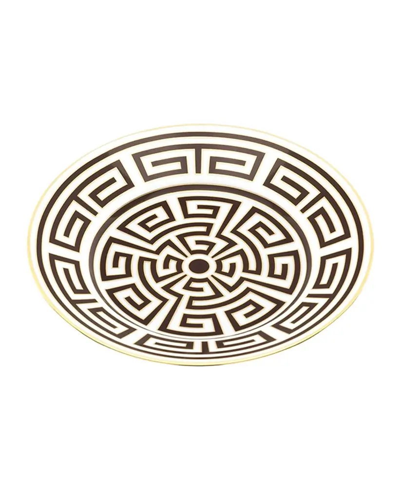 GINORI 1735 Labirinto Ebano Flat Bread Plate