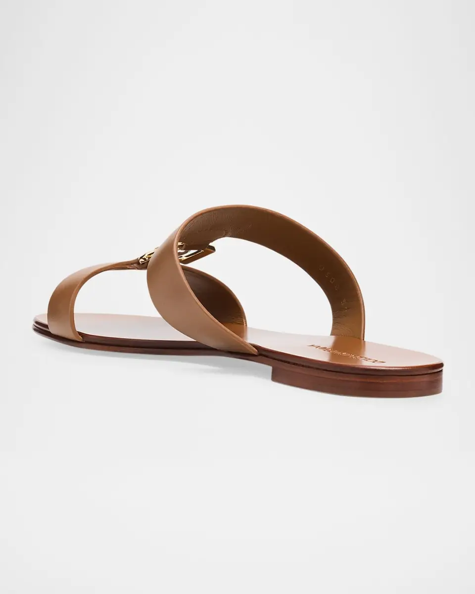 Dolce & Gabbana Bianca Logo Slide Sandals | Thumbnail 4 Dolce & Gabbana Bianca Logo Slide Sandals | Thumbnail 4