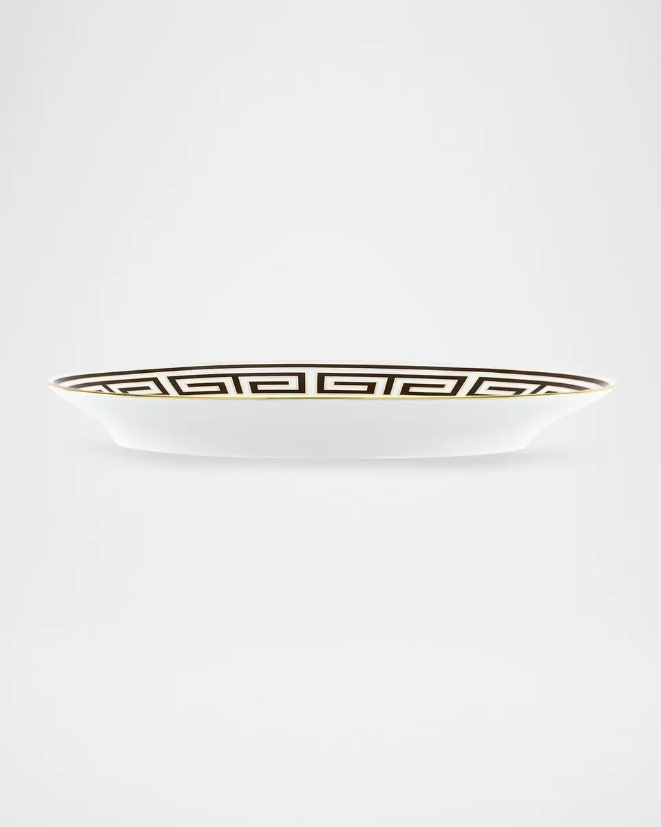 GINORI 1735 Labirinto Ebano Oval Flat Platter | Thumbnail 3 GINORI 1735 Labirinto Ebano Oval Flat Platter | Thumbnail 3