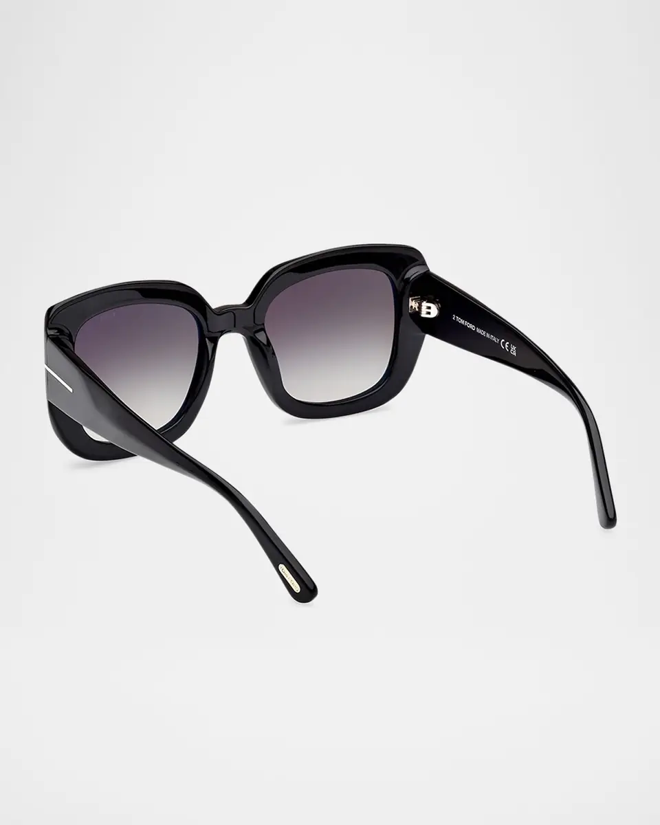 Tom Ford Carla-02 Acetate Square Sunglasses | Thumbnail 2