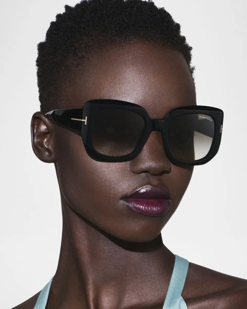 Tom Ford Carla-02 Acetate Square Sunglasses | Thumbnail 5