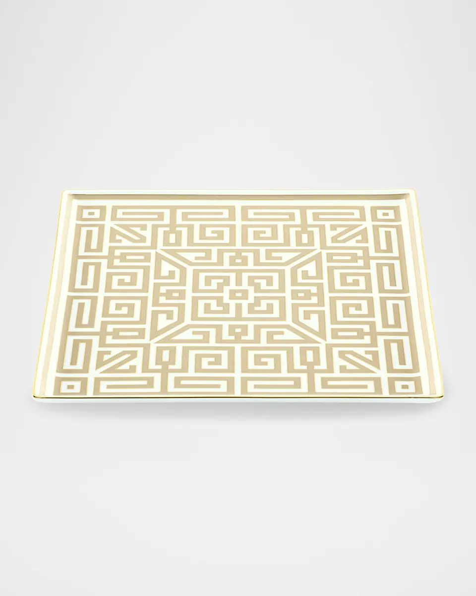 GINORI 1735 Labirinto Cachemire Vide Poche Square Plate | Thumbnail 2 GINORI 1735 Labirinto Cachemire Vide Poche Square Plate | Thumbnail 2