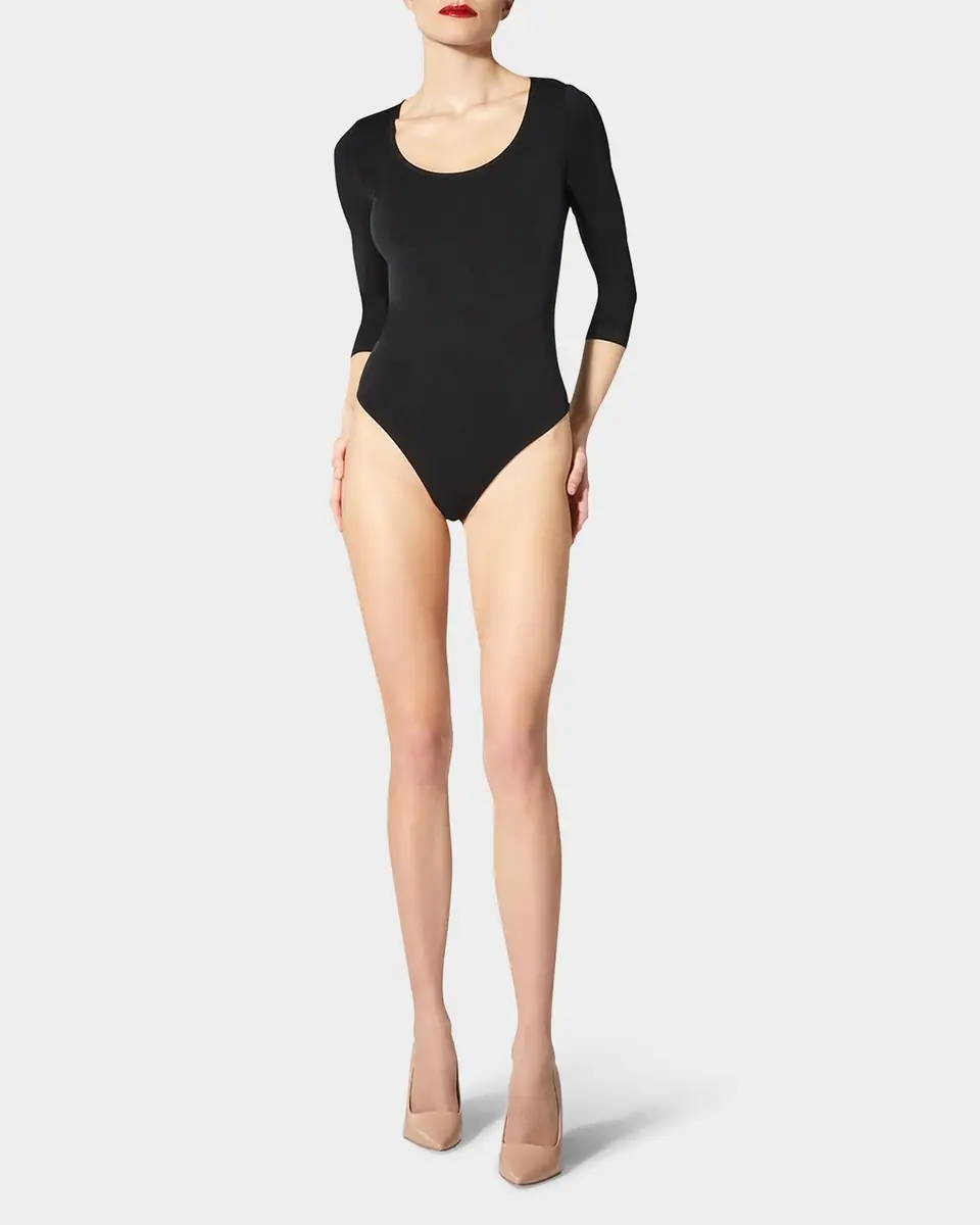 Wolford Tokio 3/4-Sleeve String Bodysuit | Thumbnail 2 Wolford Tokio 3/4-Sleeve String Bodysuit | Thumbnail 2