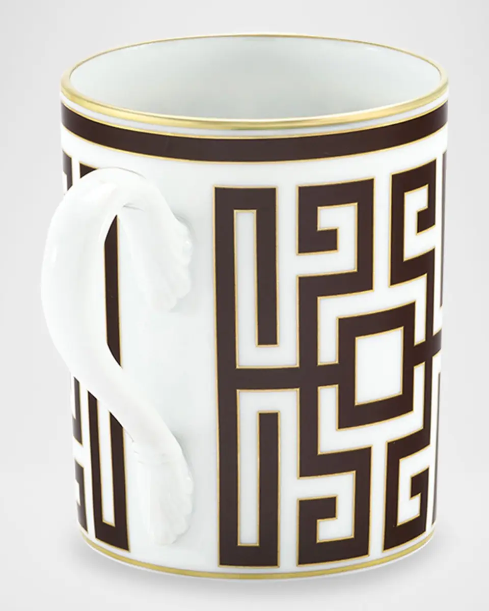 GINORI 1735 Labirinto Ebano Mug, 12.8 oz. | Thumbnail 2 GINORI 1735 Labirinto Ebano Mug, 12.8 oz. | Thumbnail 2
