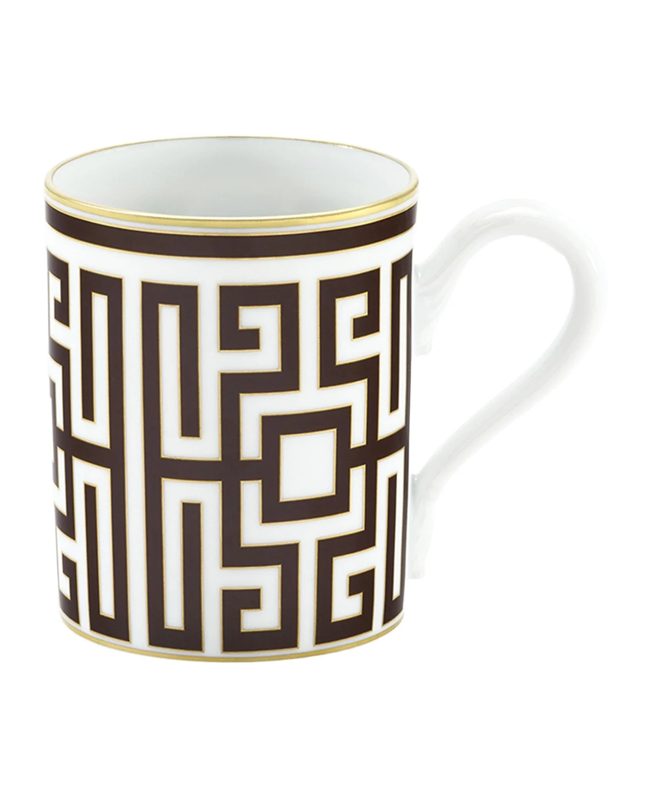 GINORI 1735 Labirinto Ebano Mug, 12.8 oz.