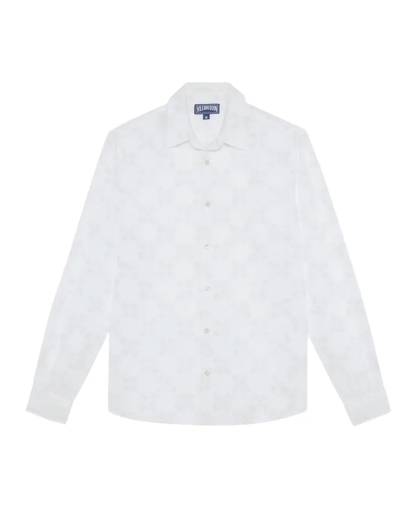 Men's Cotton-Linen Solid Sport Shirt Men's Cotton-Linen Solid Sport Shirt
