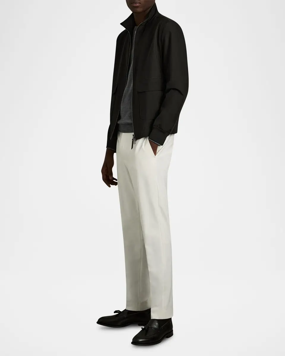 Reiss Men's Funnel-Neck Zip Jacket | Thumbnail 2 Reiss Men's Funnel-Neck Zip Jacket | Thumbnail 2