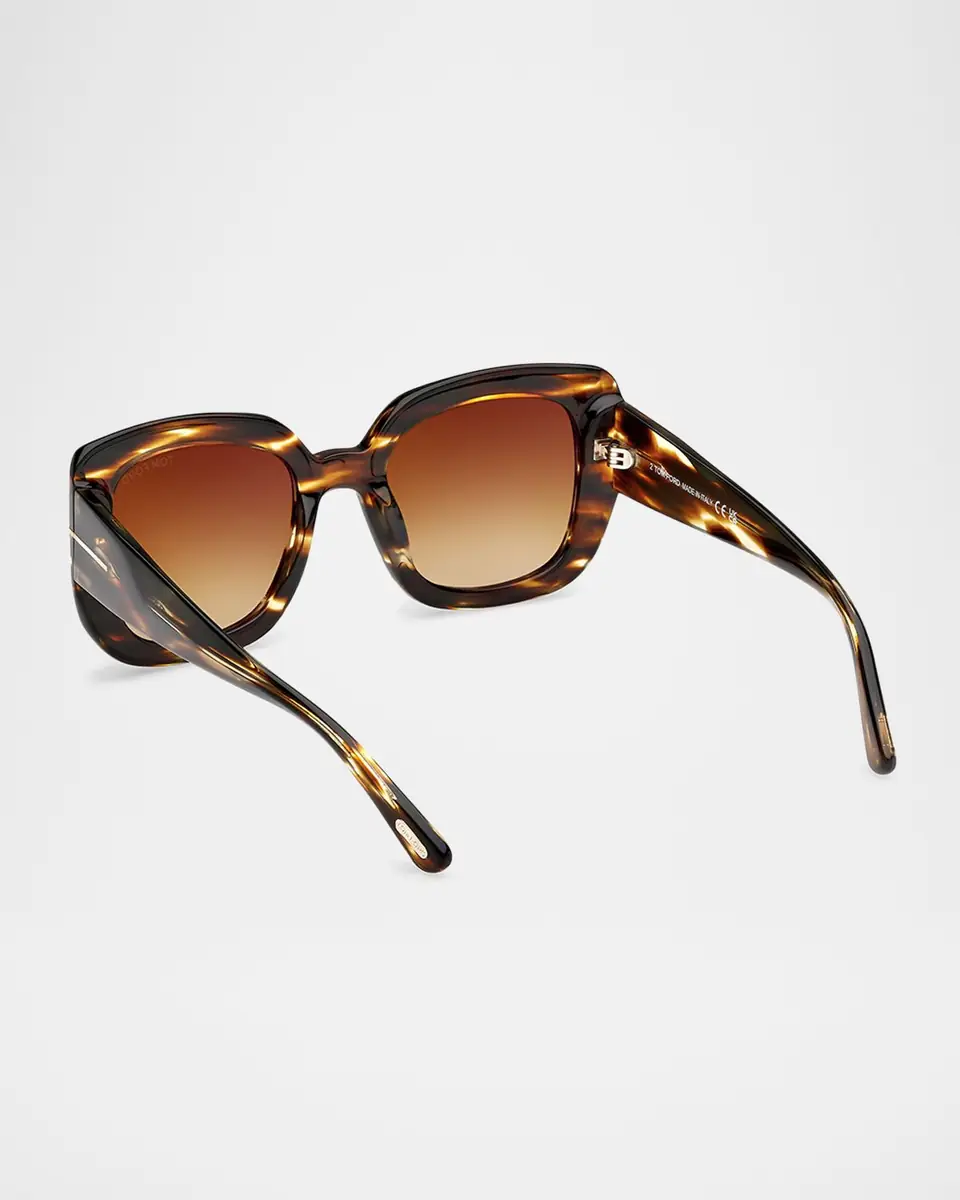 Tom Ford Carla-02 Acetate Square Sunglasses | Thumbnail 2 Tom Ford Carla-02 Acetate Square Sunglasses | Thumbnail 2