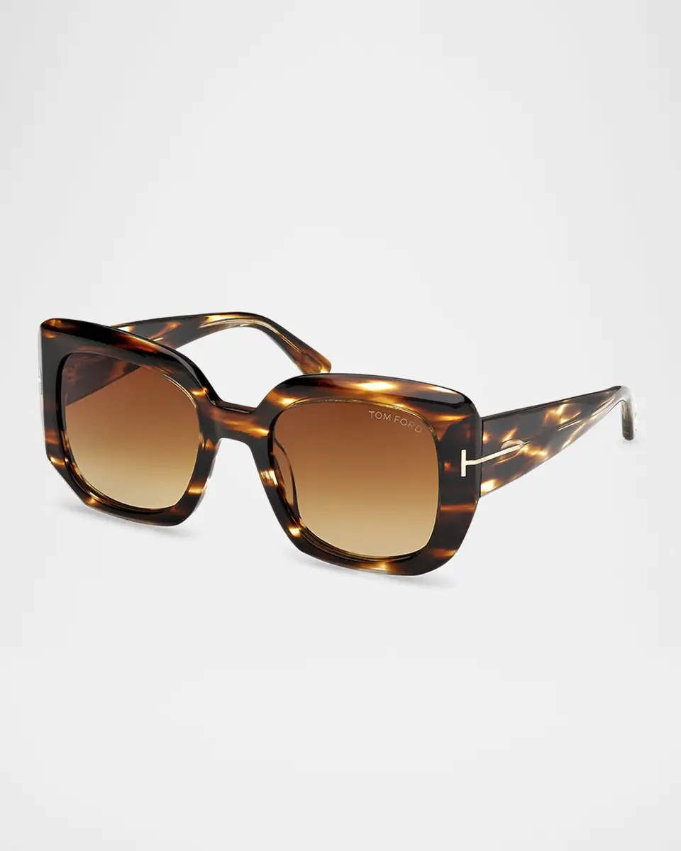 Tom Ford Carla-02 Acetate Square Sunglasses | Thumbnail 3 Tom Ford Carla-02 Acetate Square Sunglasses | Thumbnail 3