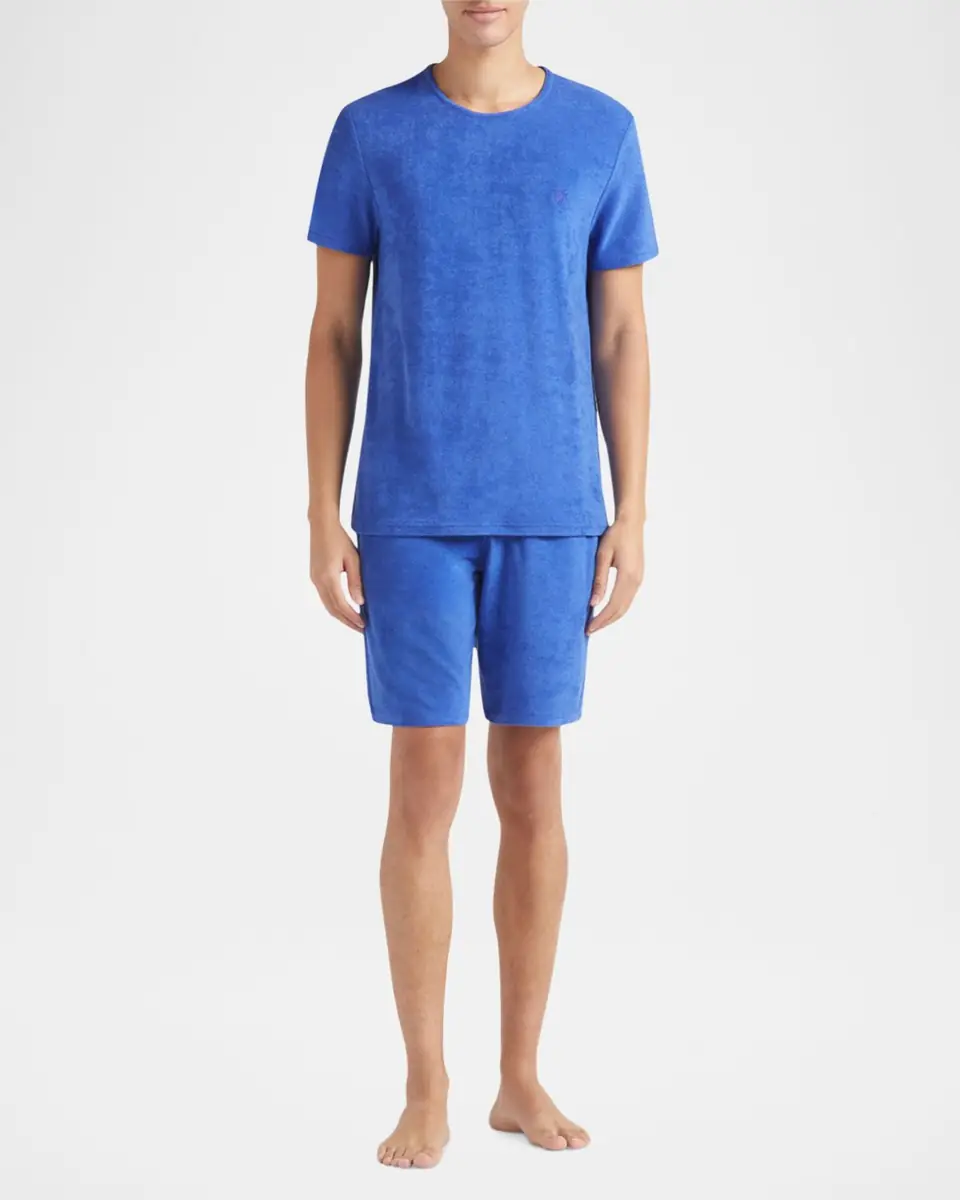 Vilebrequin Men's Terry Toweling T-Shirt | Thumbnail 3 Vilebrequin Men's Terry Toweling T-Shirt | Thumbnail 3