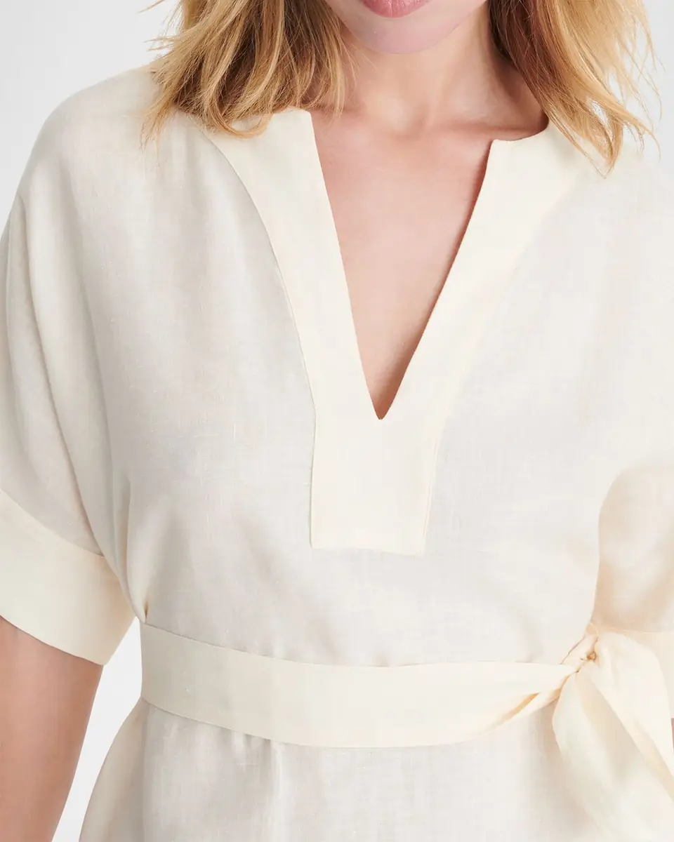Eres Bibi Linen Kaftan Coverup | Thumbnail 4