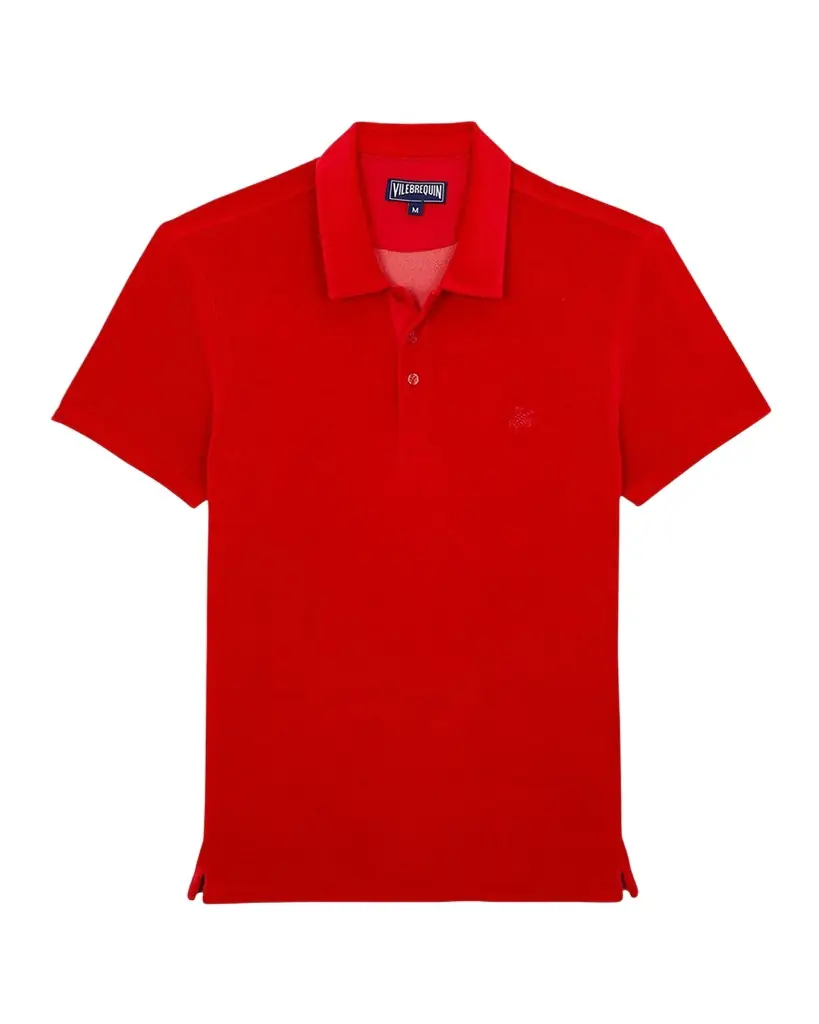 Vilebrequin Men's Organic Terry Polo Shirt | Image 1 Vilebrequin Men's Organic Terry Polo Shirt | Image 1