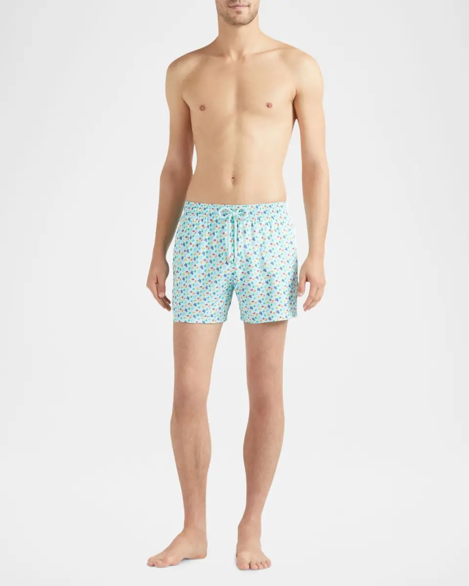 Vilebrequin Men's Micro Ronde des Tortues Swim Trunks | Thumbnail 3 Vilebrequin Men's Micro Ronde des Tortues Swim Trunks | Thumbnail 3