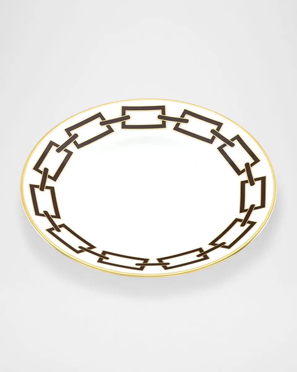 GINORI 1735 Catene Ebano Flat Bread Plate | Thumbnail 2 GINORI 1735 Catene Ebano Flat Bread Plate | Thumbnail 2