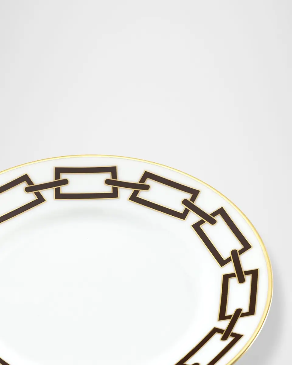 GINORI 1735 Catene Ebano Flat Bread Plate | Thumbnail 3 GINORI 1735 Catene Ebano Flat Bread Plate | Thumbnail 3