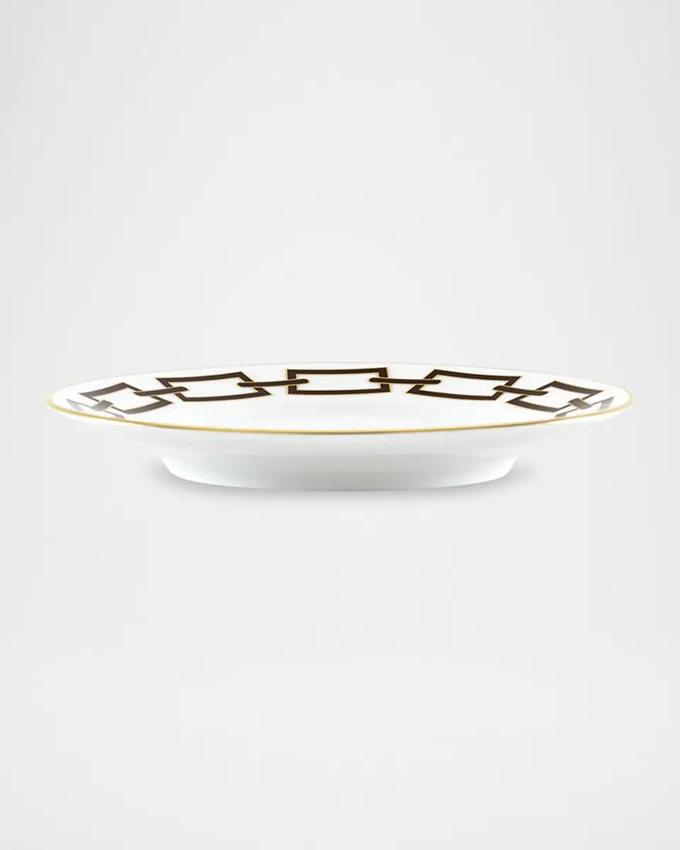 GINORI 1735 Catene Ebano Flat Bread Plate | Thumbnail 4 GINORI 1735 Catene Ebano Flat Bread Plate | Thumbnail 4
