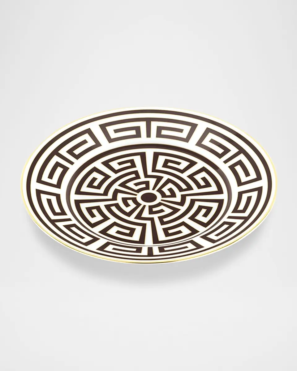 GINORI 1735 Labirinto Ebano Flat Dessert Plate | Thumbnail 2
