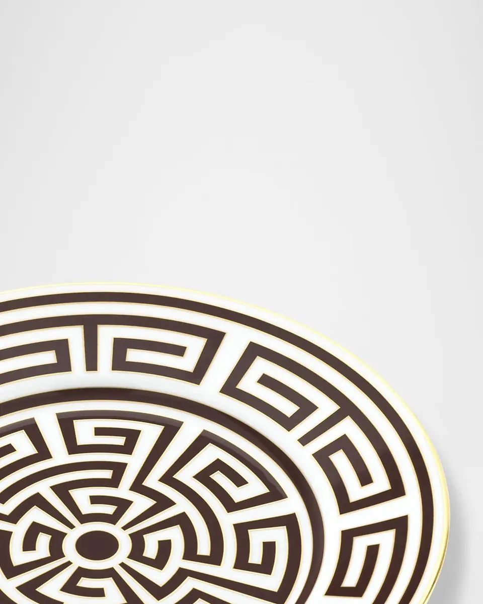 GINORI 1735 Labirinto Ebano Flat Dessert Plate | Thumbnail 4