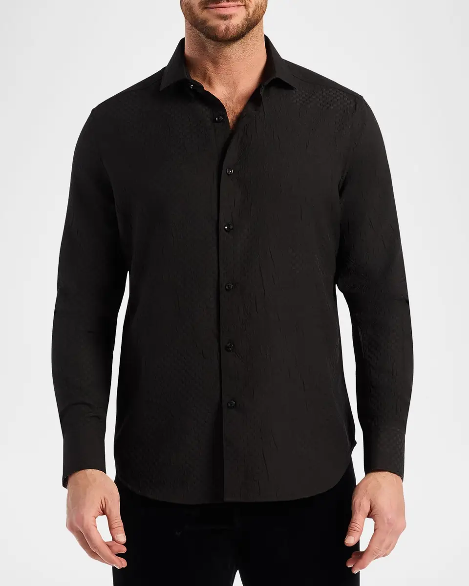Robert Graham Men's Devonshire Jacquard Sport Shirt | Thumbnail 4 Robert Graham Men's Devonshire Jacquard Sport Shirt | Thumbnail 4