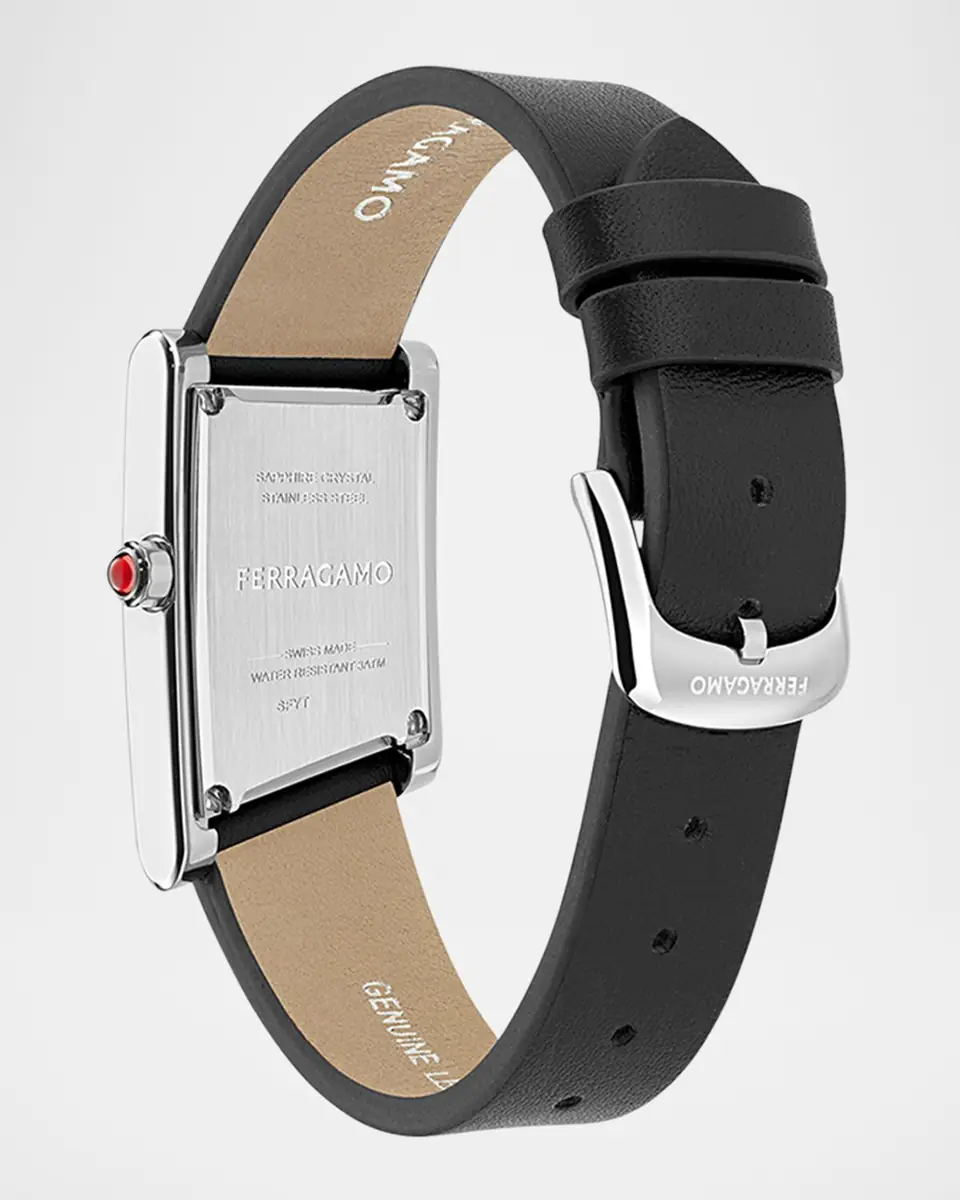 Ferragamo Asymetrique 22X36MM Stainless Steel Leather Watch | Thumbnail 3 Ferragamo Asymetrique 22X36MM Stainless Steel Leather Watch | Thumbnail 3