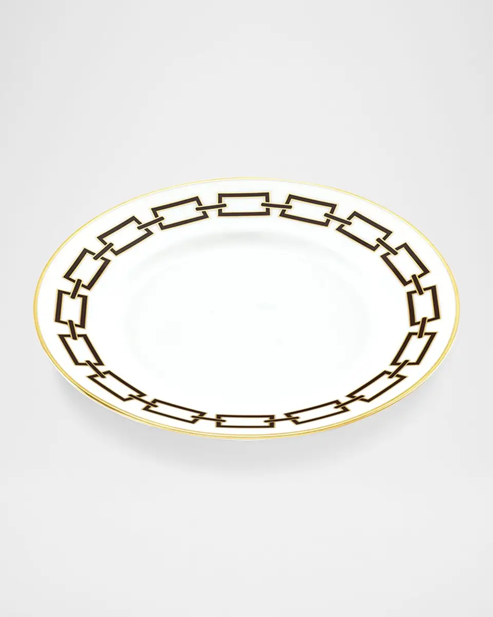GINORI 1735 Catene Ebano Flat Dessert Plate | Thumbnail 2 GINORI 1735 Catene Ebano Flat Dessert Plate | Thumbnail 2