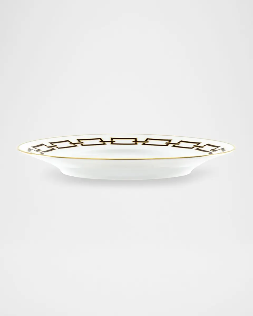 GINORI 1735 Catene Ebano Flat Dessert Plate | Thumbnail 4 GINORI 1735 Catene Ebano Flat Dessert Plate | Thumbnail 4