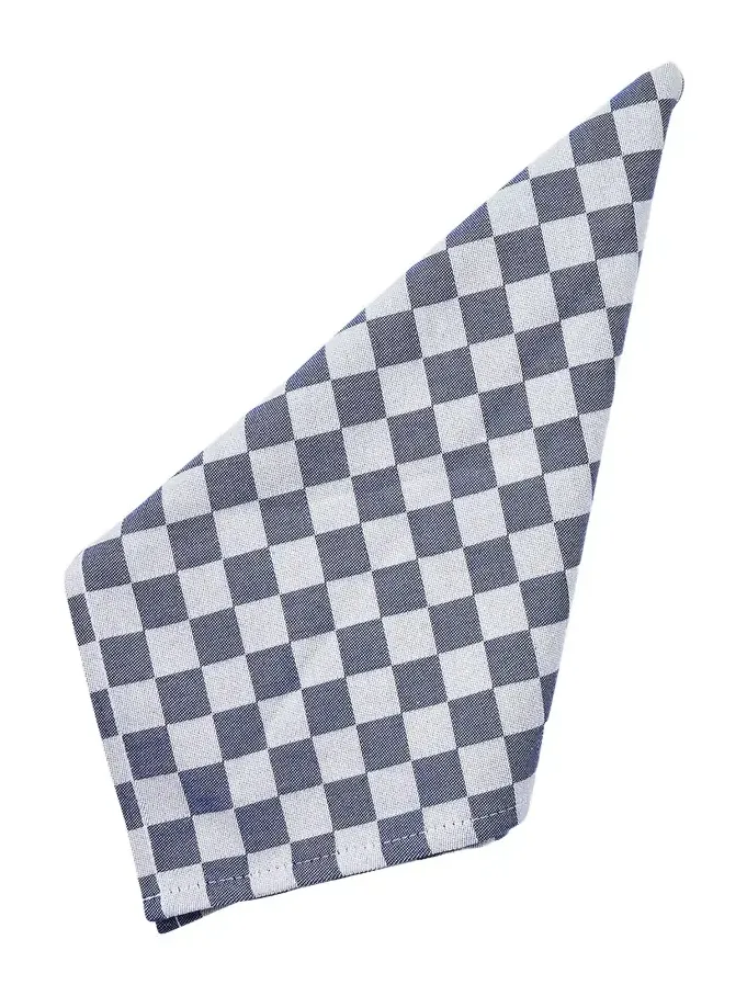 MacKenzie-Childs Navy Check Napkins, Set of 4