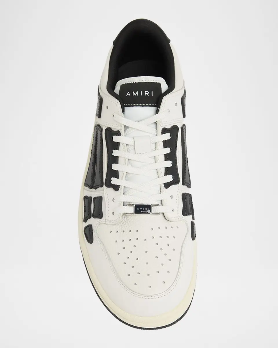 AMIRI Men's Skel Low-Top Leather Sneakers | Thumbnail 6 AMIRI Men's Skel Low-Top Leather Sneakers | Thumbnail 6