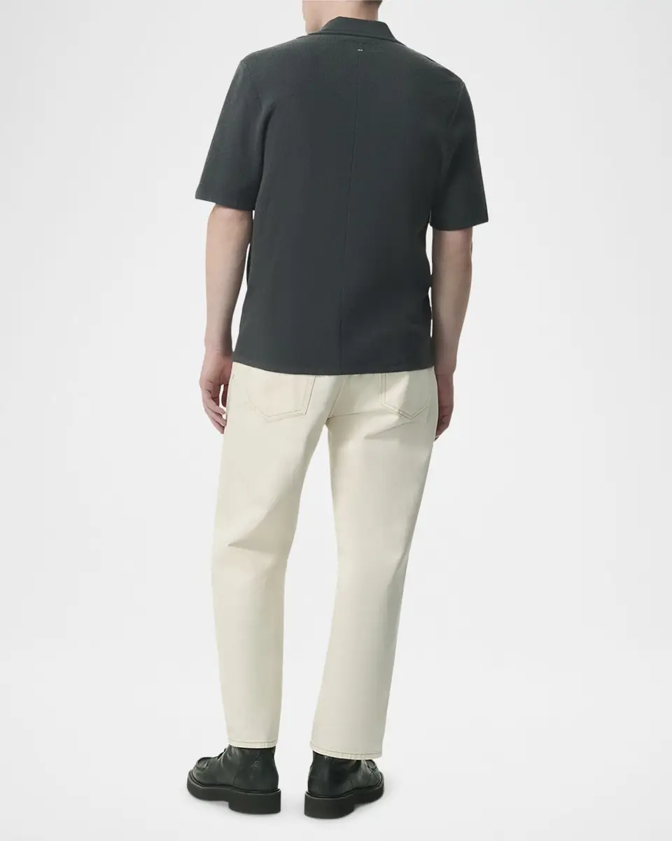 Rag & Bone Men's Zuma Toweling Polo Shirt | Thumbnail 3