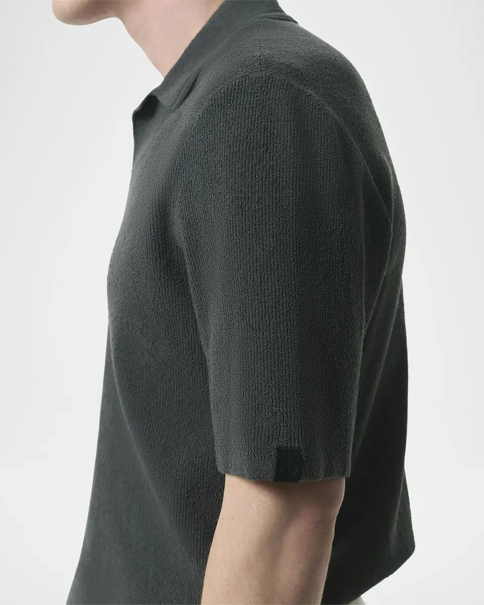 Rag & Bone Men's Zuma Toweling Polo Shirt | Thumbnail 5