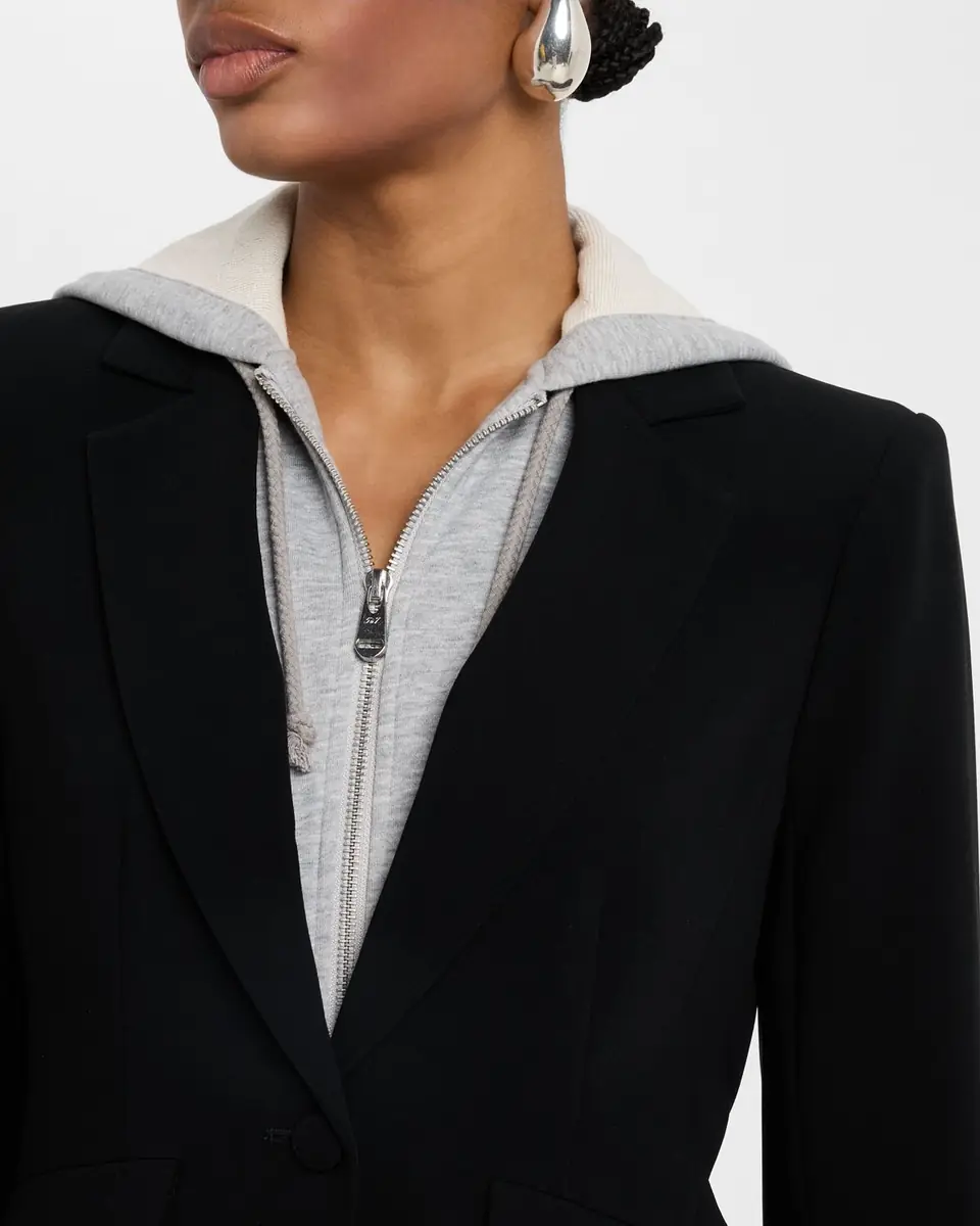 Cinq à Sept Khloe Le Petit Zip-Front Blazer | Thumbnail 5 Cinq à Sept Khloe Le Petit Zip-Front Blazer | Thumbnail 5