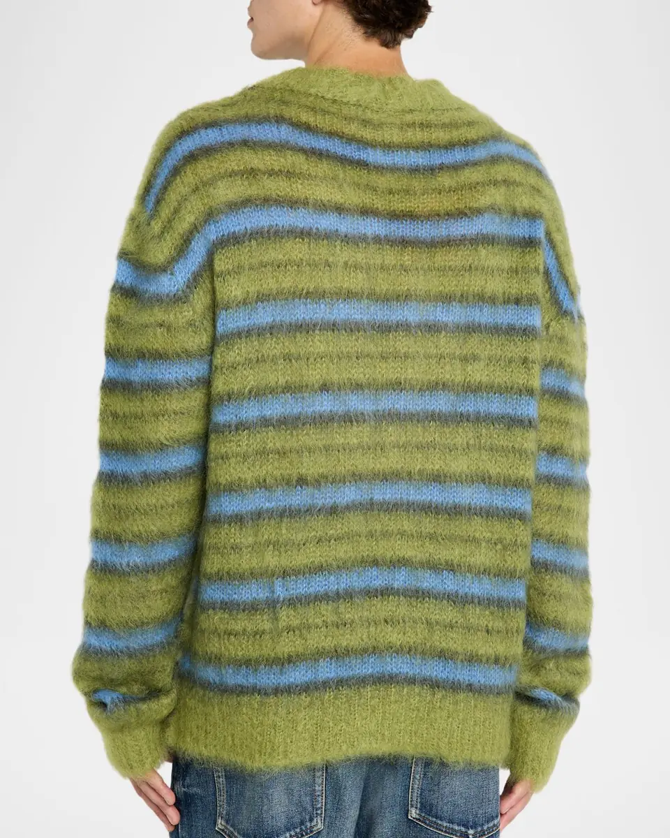 Marni Men's Mohair Striped Sweater | Thumbnail 3