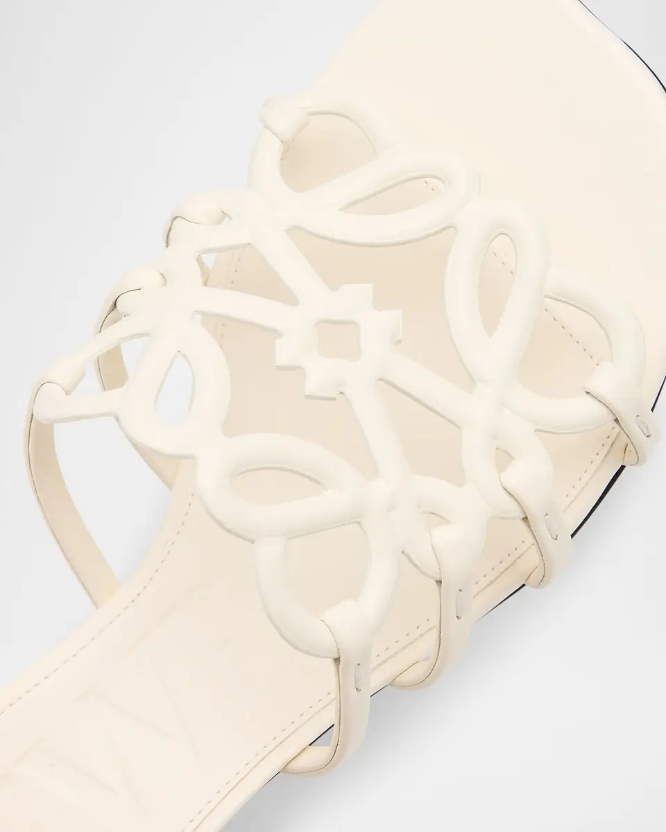 LOEWE x Paula's Ibiza Petal Anagram Leather Caged Mule Sandals | Thumbnail 5 LOEWE x Paula's Ibiza Petal Anagram Leather Caged Mule Sandals | Thumbnail 5
