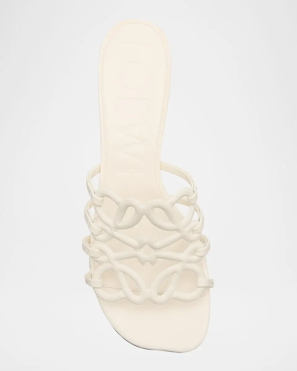 LOEWE x Paula's Ibiza Petal Anagram Leather Caged Mule Sandals | Thumbnail 6 LOEWE x Paula's Ibiza Petal Anagram Leather Caged Mule Sandals | Thumbnail 6