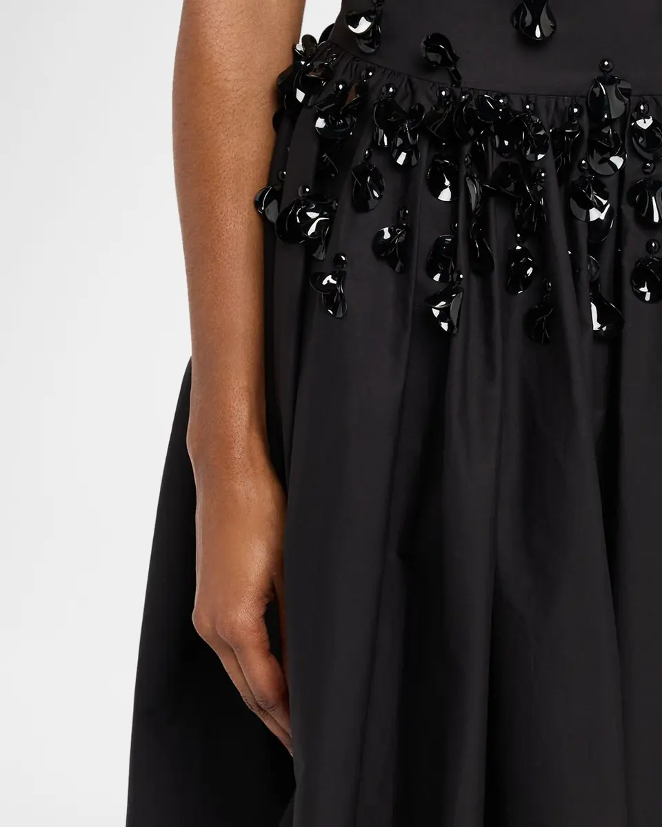 Diotima Nuit Embellished Plunging Halter Drop-Waist Gown | Thumbnail 5 Diotima Nuit Embellished Plunging Halter Drop-Waist Gown | Thumbnail 5