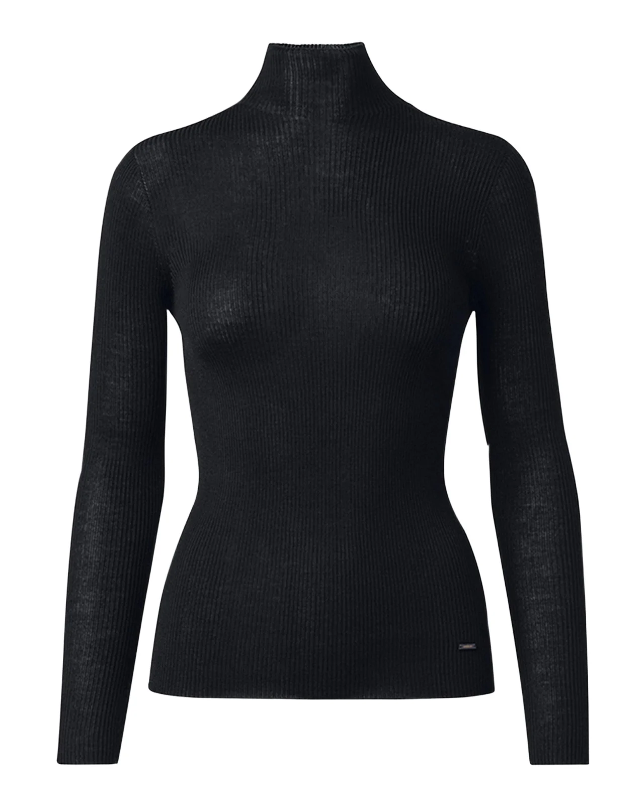 Cashmere-Silk Fine Ribbed Knit Pullover Cashmere-Silk Fine Ribbed Knit Pullover