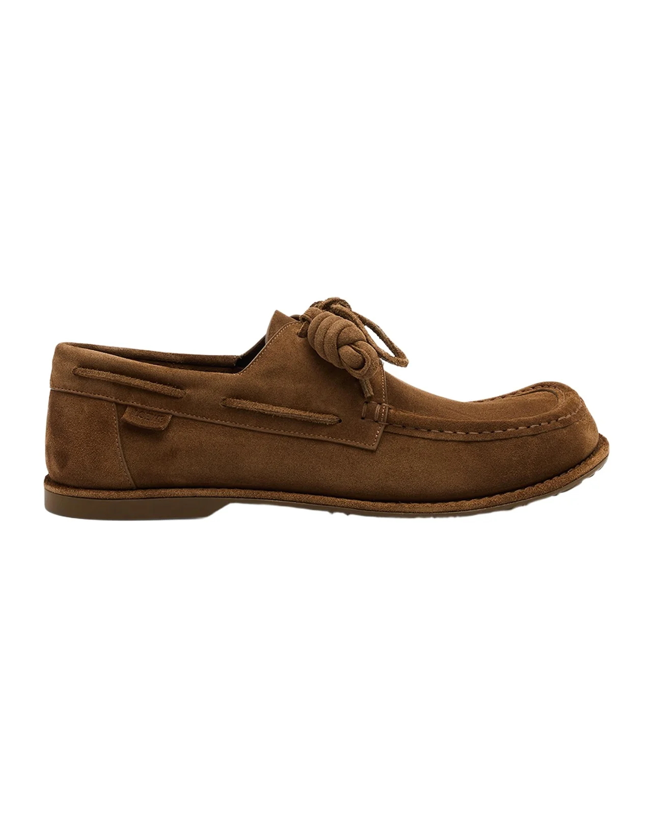 Loewe Men's Campo Suede Flamenco-Knot Boat Shoes | Thumbnail 1 Loewe Men's Campo Suede Flamenco-Knot Boat Shoes | Thumbnail 1