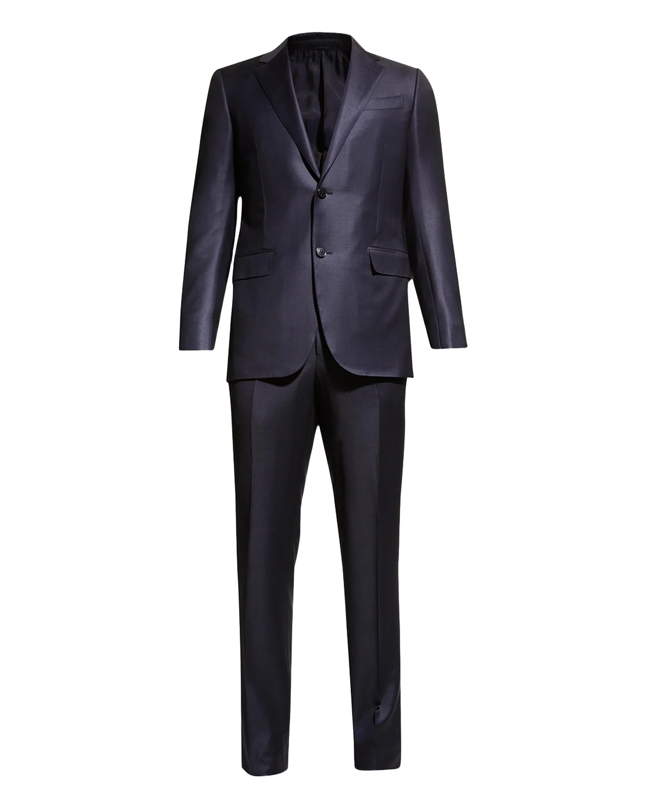 Zegna Men's Wool Tic-Weave Suit
