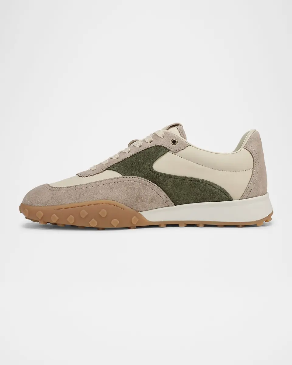 Vince Men's Pallisades Suede and Leather Runner Sneakers | Thumbnail 4 Vince Men's Pallisades Suede and Leather Runner Sneakers | Thumbnail 4