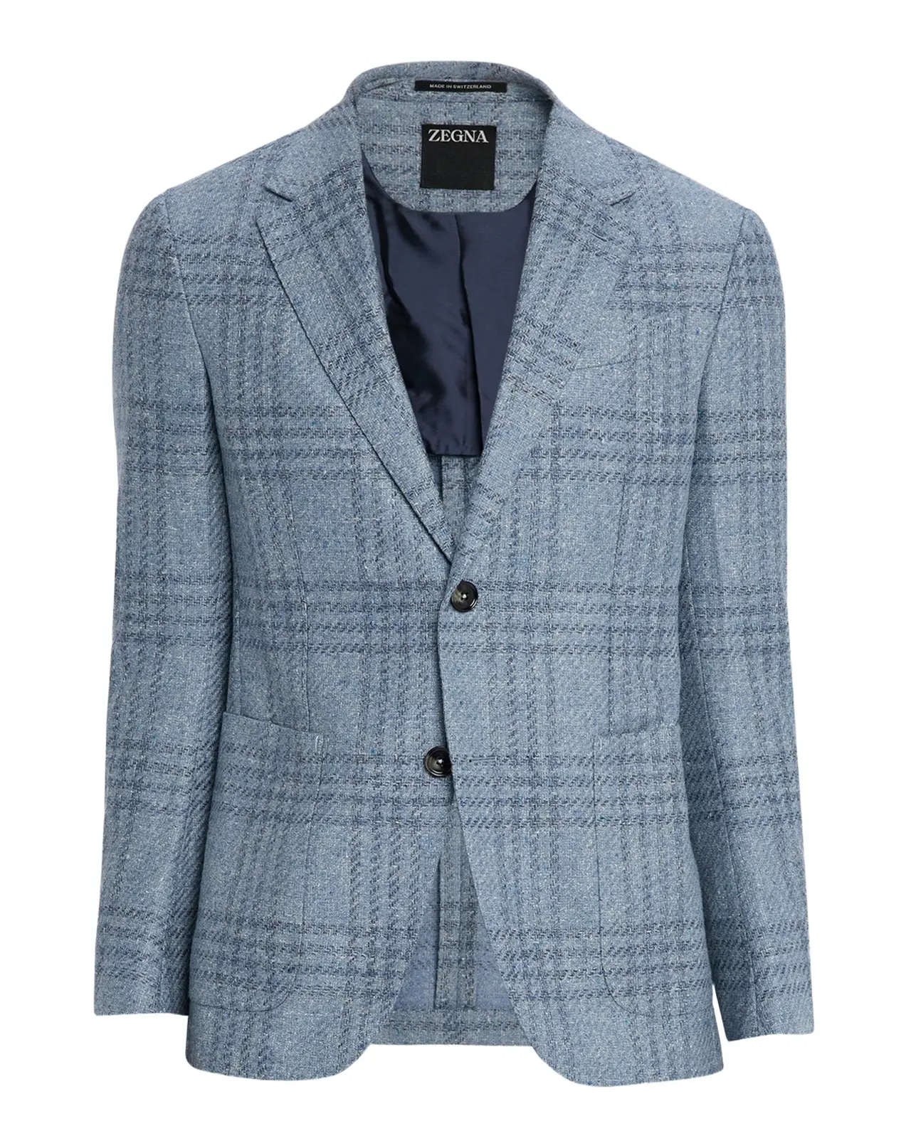 Zegna Men's Maxi-Plaid Woven Patch-Pocket Sport Coat