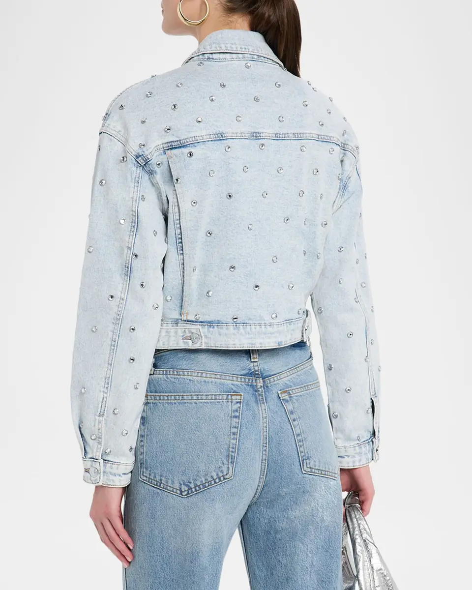 Generation Love Toddie Embellished Denim Jacket | Thumbnail 3 Generation Love Toddie Embellished Denim Jacket | Thumbnail 3