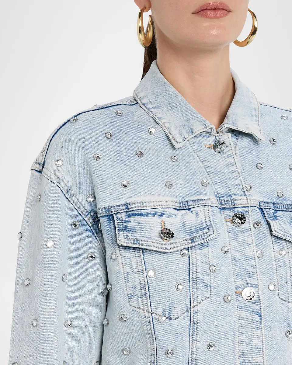 Generation Love Toddie Embellished Denim Jacket | Thumbnail 5 Generation Love Toddie Embellished Denim Jacket | Thumbnail 5