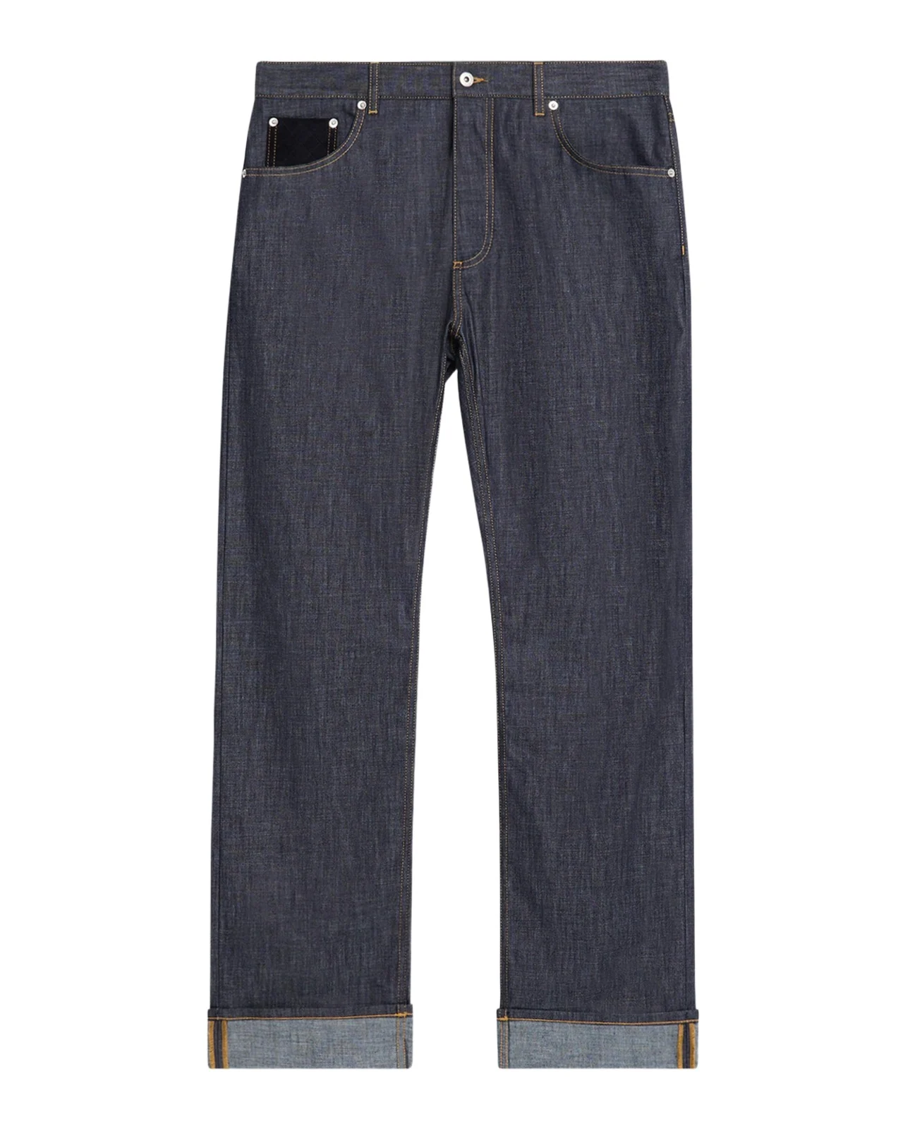Men's Rinsed Denim Intreccio-Pocket Jeans Men's Rinsed Denim Intreccio-Pocket Jeans