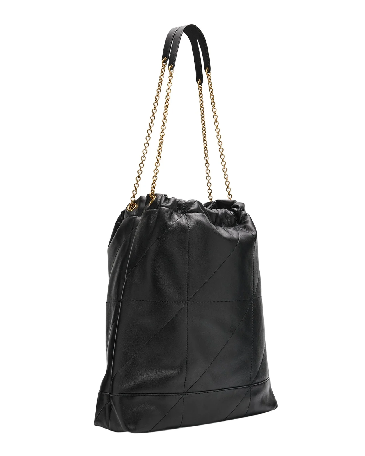 Jamie Large Pochon YSL Shoulder Bag in Quilted Lambskin Leather