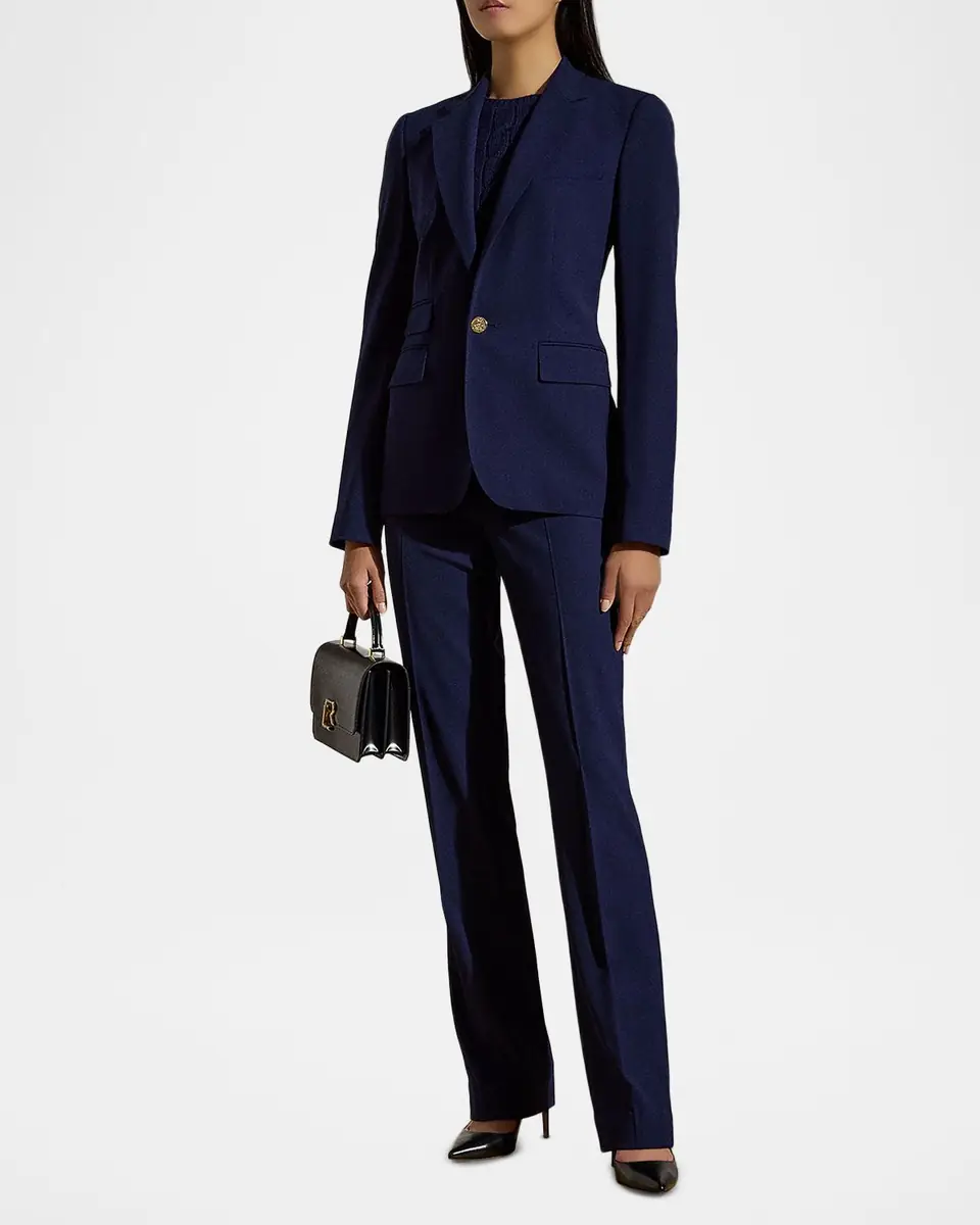 Ralph Lauren Collection Alandra Wool Crepe Pant | Thumbnail 2 Ralph Lauren Collection Alandra Wool Crepe Pant | Thumbnail 2