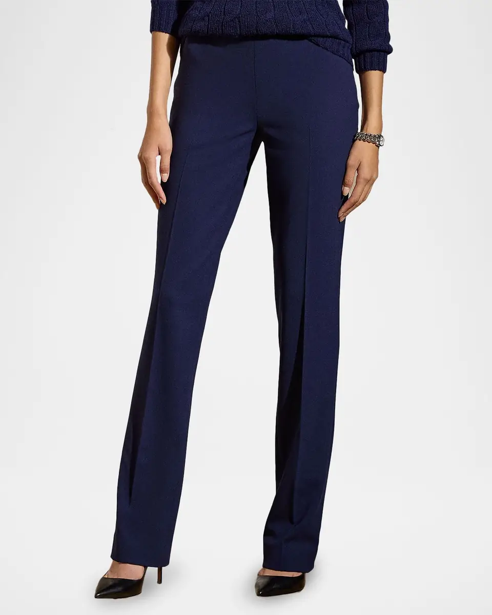 Ralph Lauren Collection Alandra Wool Crepe Pant | Thumbnail 4 Ralph Lauren Collection Alandra Wool Crepe Pant | Thumbnail 4