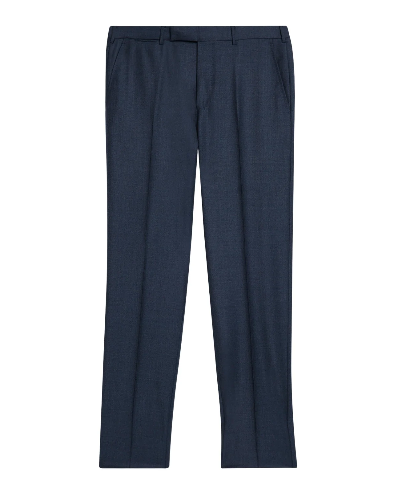 Zegna Men's Wool Sharkskin Modern Fit Trousers